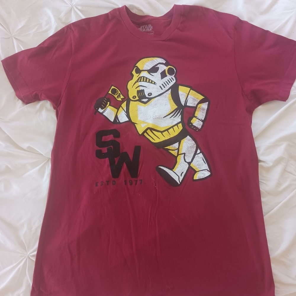 Star Wars Red Men's Med Cartoon Stormtrooper t-shirt